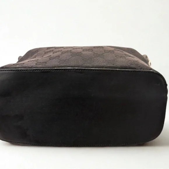 Designer Black Gucci Checkered Shoulder Bag - Picture 5 of 5